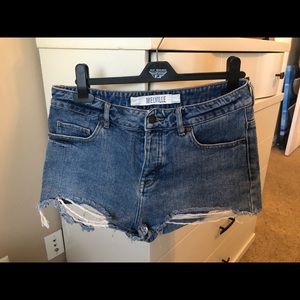 High waisted shorts